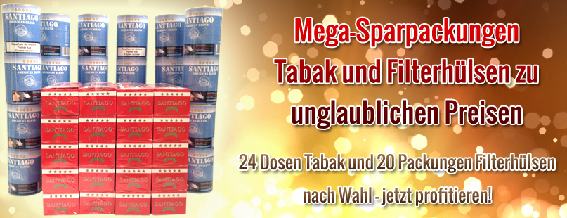 Mega Sparpackungen günstig online kaufen / bestellen - Online Zigarettenshop für Tabakwaren